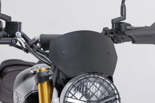 WINDSCREEN SCRAMBLER 400X BLACK ΓΙΑ TRIUMPH SCRAMBLER 400 X ABS '24 | SW-MOTECH-SCT.11.616.10000/B