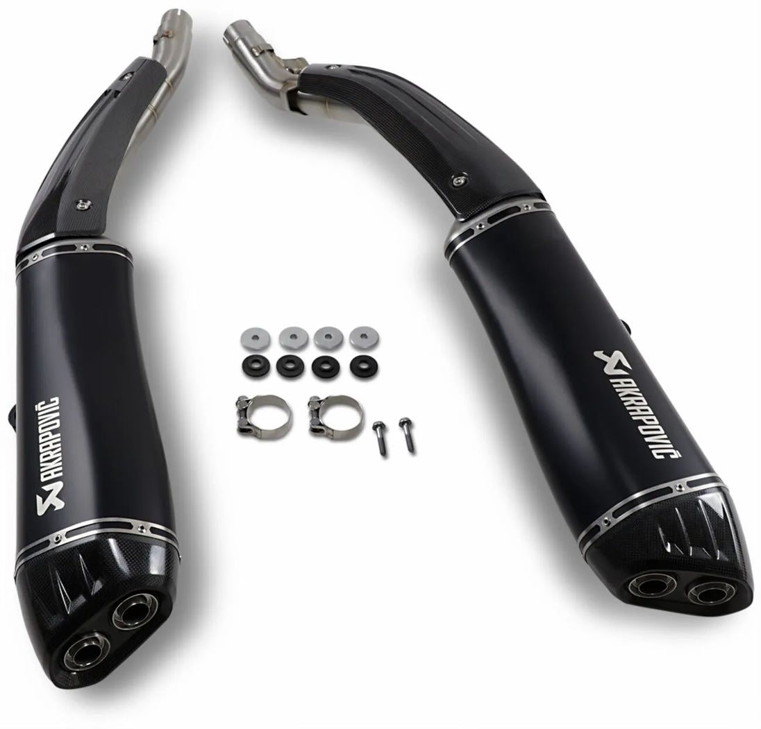MUFFLERS BK TI/CF K1600B ΓΙΑ BMW K 1600 B ABS / K 1600 GRAND AMERICA ABS '18–'20 | AKRAPOVIC-S-B16SO3-HRAATBL