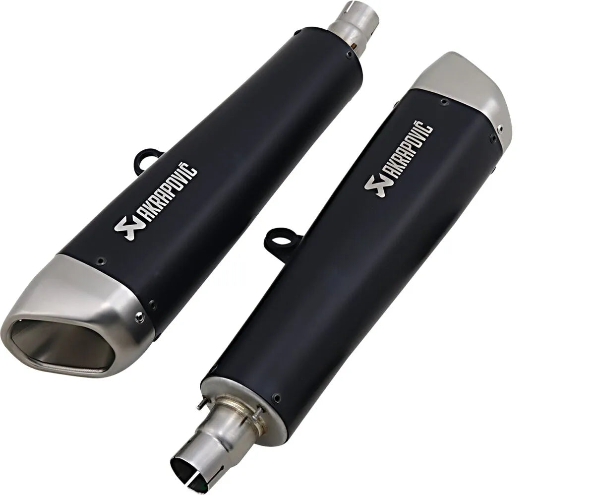 MUFFLERS TI BK SPD TWIN ΓΙΑ TRIUMPH '16–'24 | AKRAPOVIC-S-T12SO2-HCQTBL