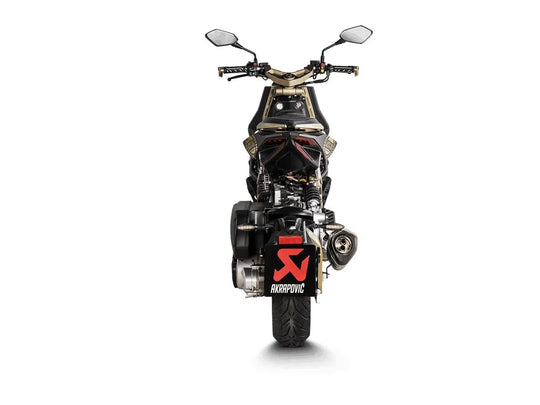 MUFFLER SS/CF BLK ITAL ΓΙΑ ITALJET DRAGSTER 125 ABS / DRAGSTER 200 ABS '20–'26 | AKRAPOVIC-S-IT125SO1-HRTBL