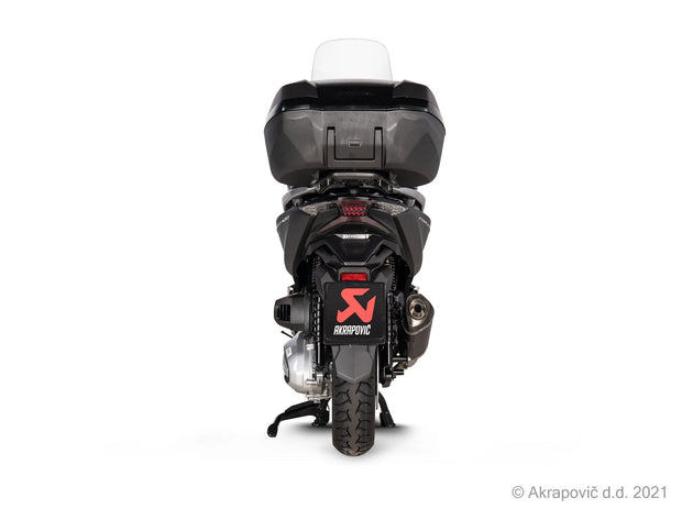 MUFFLER SS BK FORZA 350 ΓΙΑ HONDA ADV 350 ABS / NSS 350 ABS '21–'24 | AKRAPOVIC-S-H3SO8-HRSSBL
