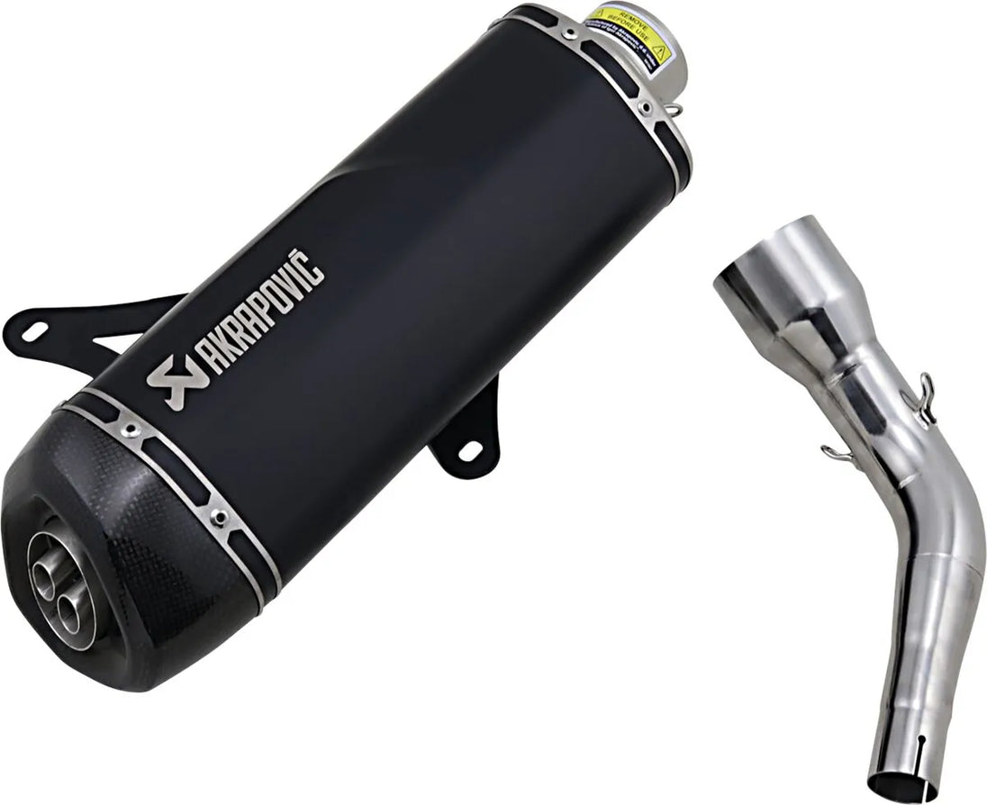 MUFFLER SS BLK GTS300 ΓΙΑ VESPA '05–'20 | AKRAPOVIC-S-VE3SO9-HRSSBL