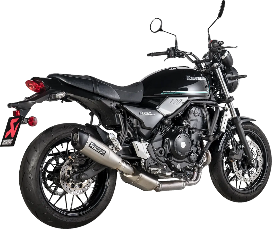 MUFFLER S/O TI Z650RS '22 ΓΙΑ KAWASAKI Z 650 RS ABS '22–'24 | AKRAPOVIC-S-K6SO8-HCQT