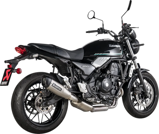 MUFFLER S/O TI Z650RS '22 ΓΙΑ KAWASAKI Z 650 RS ABS '22–'24 | AKRAPOVIC-S-K6SO8-HCQT