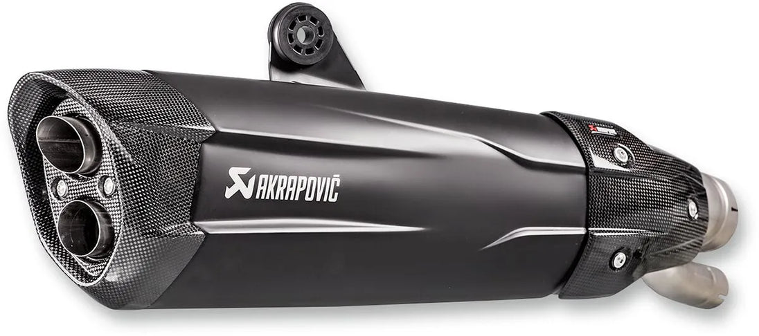 MUFFLER TI/CF BLK S1000RR 17 ΓΙΑ BMW S 1000 RR ABS '17–'18 | AKRAPOVIC-S-B10SO6-HDVDZBL