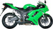 MUFFLER TI/CF ZX-6R 07/08 ΓΙΑ KAWASAKI ZX-6 R 600 '07–'08 | AKRAPOVIC-S-K6SO5-HACT