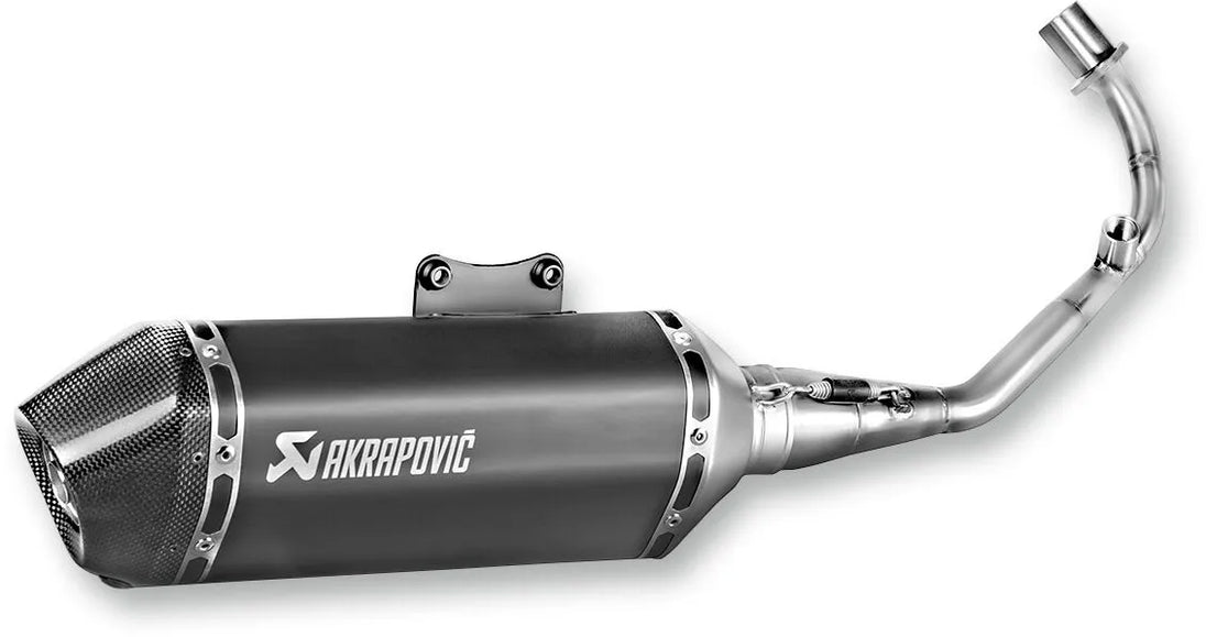 MUFFLER SS/CF BLK VESPA ΓΙΑ VESPA '17–'20 | AKRAPOVIC-S-VE125R2-HZBL