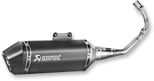 MUFFLER SS/CF BLK VESPA ΓΙΑ VESPA '17–'20 | AKRAPOVIC-S-VE125R2-HZBL