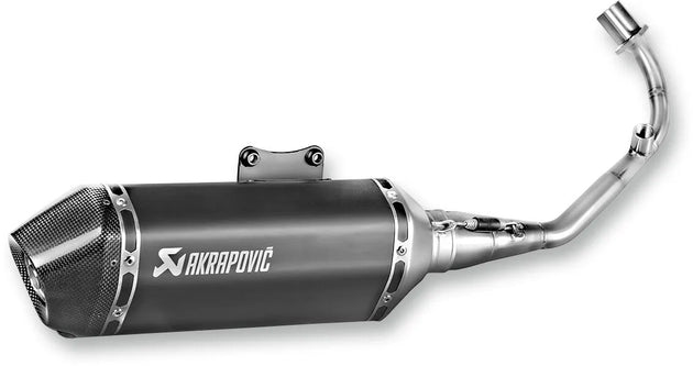 MUFFLER SS/CF BLK VESPA ΓΙΑ VESPA '17–'20 | AKRAPOVIC-S-VE125R2-HZBL
