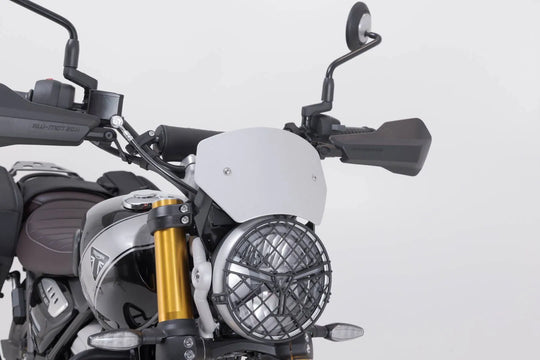WINDSCREEN SCRAMBLER 400X SILVER ΓΙΑ TRIUMPH SCRAMBLER 400 X ABS '24 | SW-MOTECH-SCT.11.616.10000/S