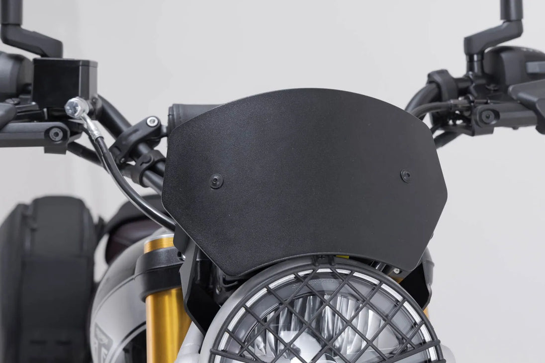 WINDSCREEN SCRAMBLER 400X BLACK ΓΙΑ TRIUMPH SCRAMBLER 400 X ABS '24 | SW-MOTECH-SCT.11.616.10000/B