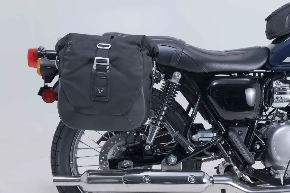 SIDEBAG SYS LEGEND LC BLACK ΓΙΑ KAWASAKI MEGURO S1 230 ABS / W 230 ABS '25 | SW-MOTECH-BC.HTA.08.302.20100