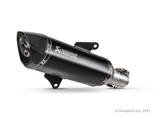 MUFFLER SS BK FORZA 350 ΓΙΑ HONDA ADV 350 ABS / NSS 350 ABS '21–'24 | AKRAPOVIC-S-H3SO8-HRSSBL