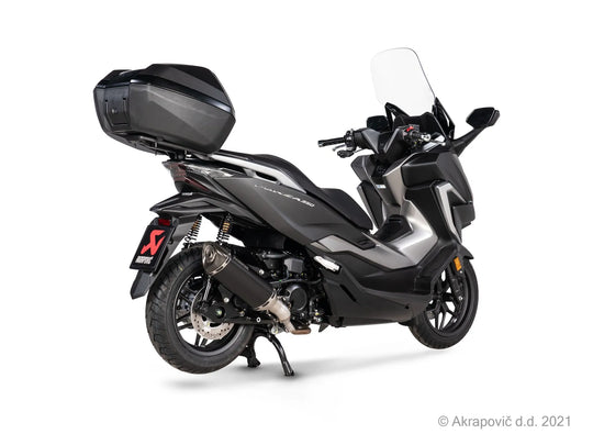 MUFFLER SS BK FORZA 350 ΓΙΑ HONDA ADV 350 ABS / NSS 350 ABS '21–'24 | AKRAPOVIC-S-H3SO8-HRSSBL