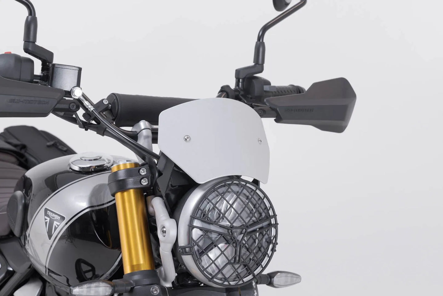 WINDSCREEN SCRAMBLER 400X SILVER ΓΙΑ TRIUMPH SCRAMBLER 400 X ABS '24 | SW-MOTECH-SCT.11.616.10000/S