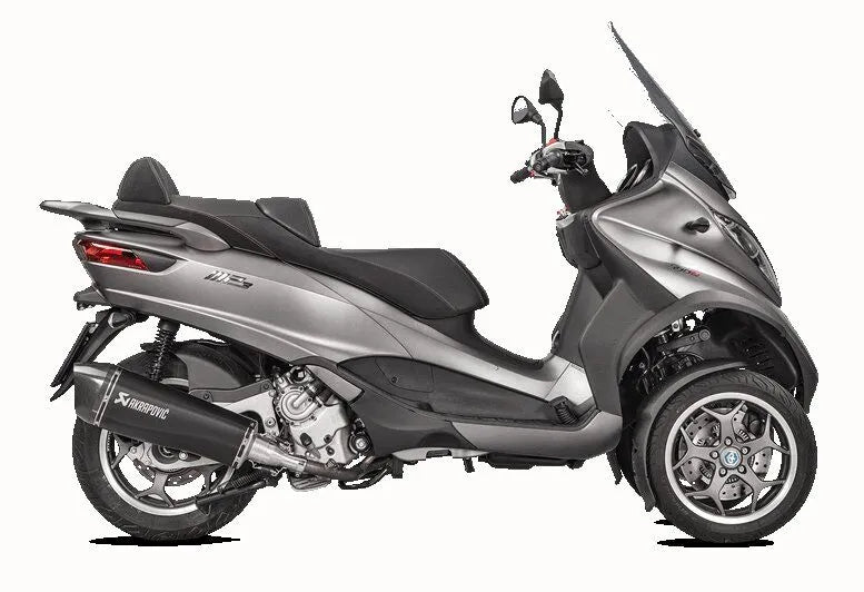 MUFFLER SS BLK PIA MP3 ΓΙΑ PIAGGIO MP3 500 '10–'20 | AKRAPOVIC-S-PI5SO1-HRAASSBL