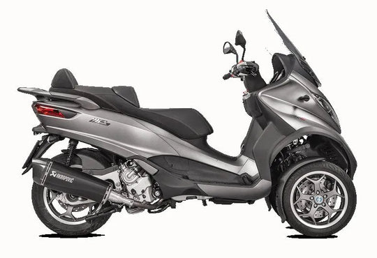 MUFFLER SS BLK PIA MP3 ΓΙΑ PIAGGIO MP3 500 '10–'20 | AKRAPOVIC-S-PI5SO1-HRAASSBL