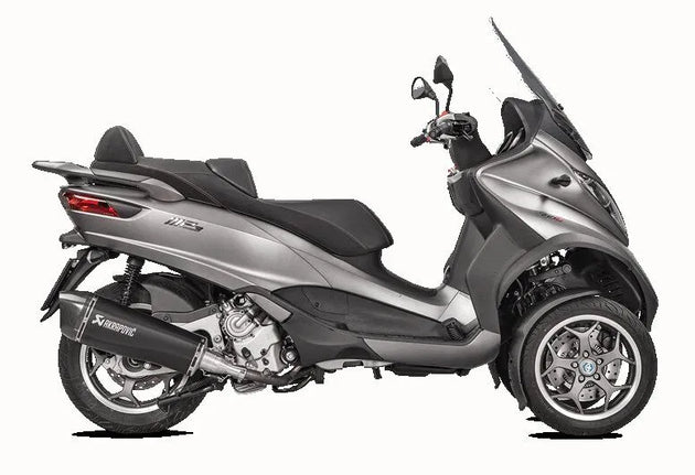 MUFFLER SS BLK PIA MP3 ΓΙΑ PIAGGIO MP3 500 '10–'20 | AKRAPOVIC-S-PI5SO1-HRAASSBL