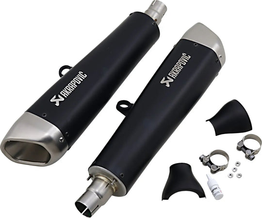 MUFFLERS TI BK SPD TWIN ΓΙΑ TRIUMPH '16–'24 | AKRAPOVIC-S-T12SO2-HCQTBL