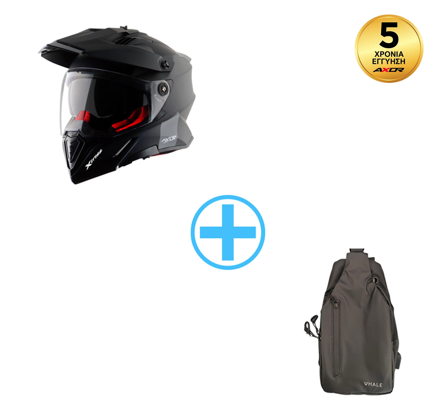 Axor X-CROSS Dual + δώρο crossbody τσάντα Μαύρο Κόκκινο Ματ S