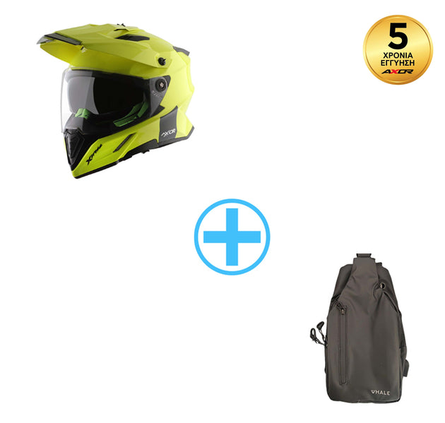 Axor X-CROSS Dual + δώρο crossbody τσάντα Κίτρινο - Πράσινο S