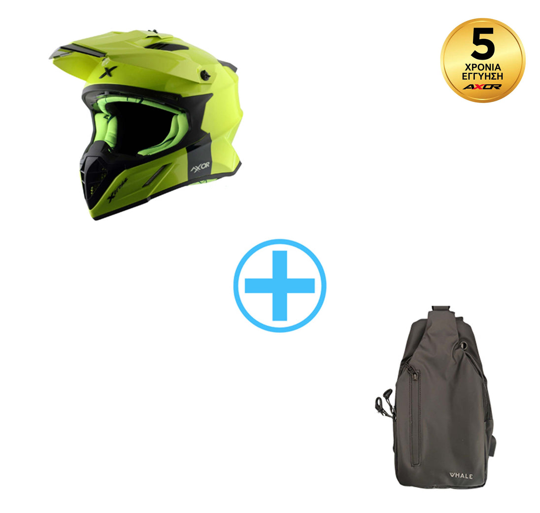 AXOR X-Cross + δώρο crossbody τσάντα Κίτρινο - Πράσινο L