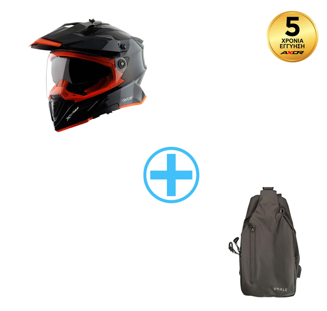 Axor X-CROSS Dual + δώρο crossbody τσάντα Μαύρο - Πορτοκαλί S